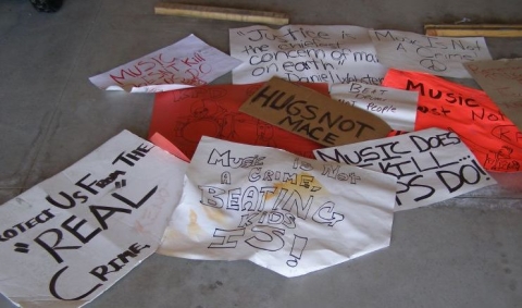 protest signs